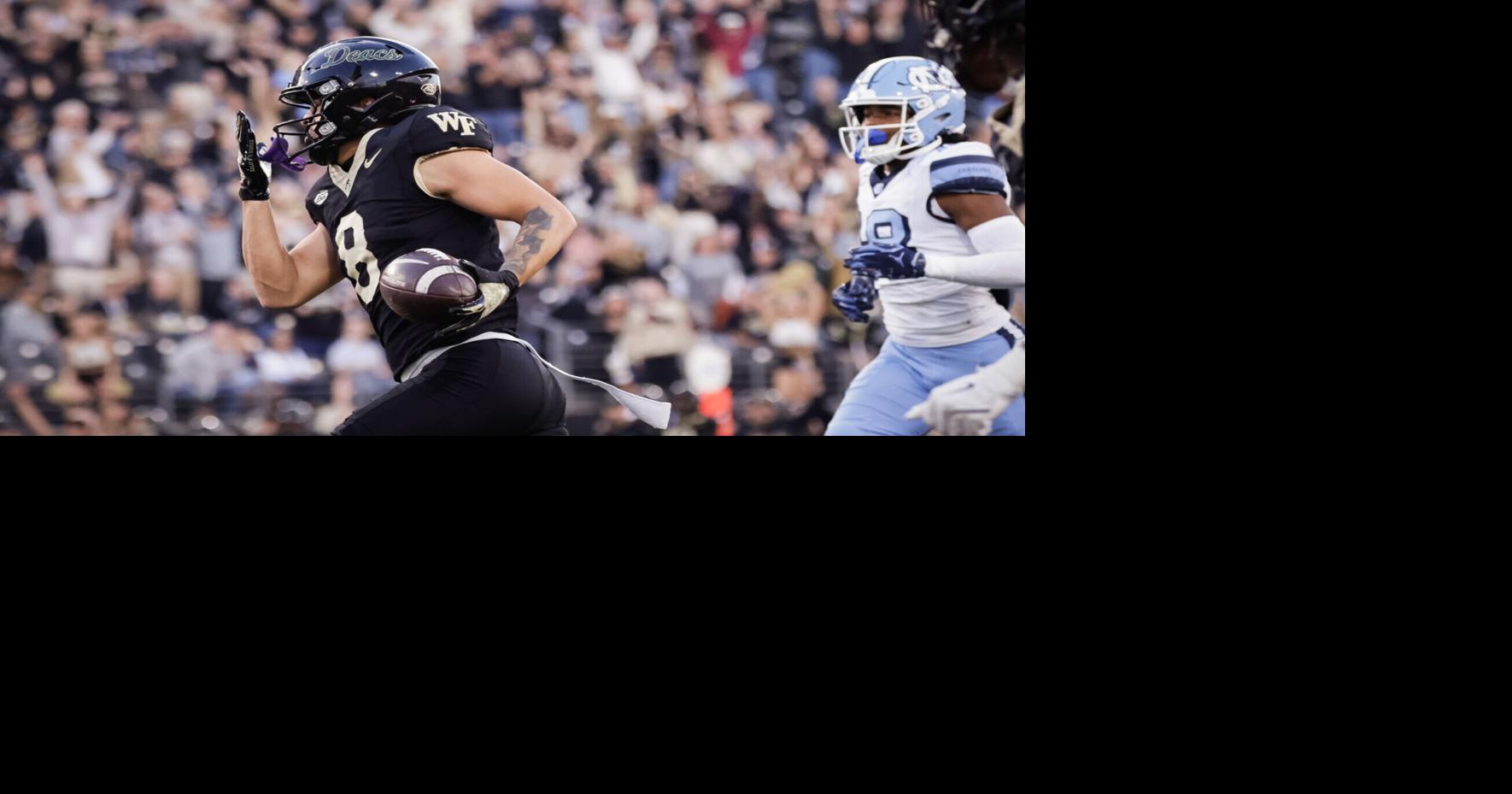 Big plays pay off as Wake Forest subdues North Carolina 28-12
