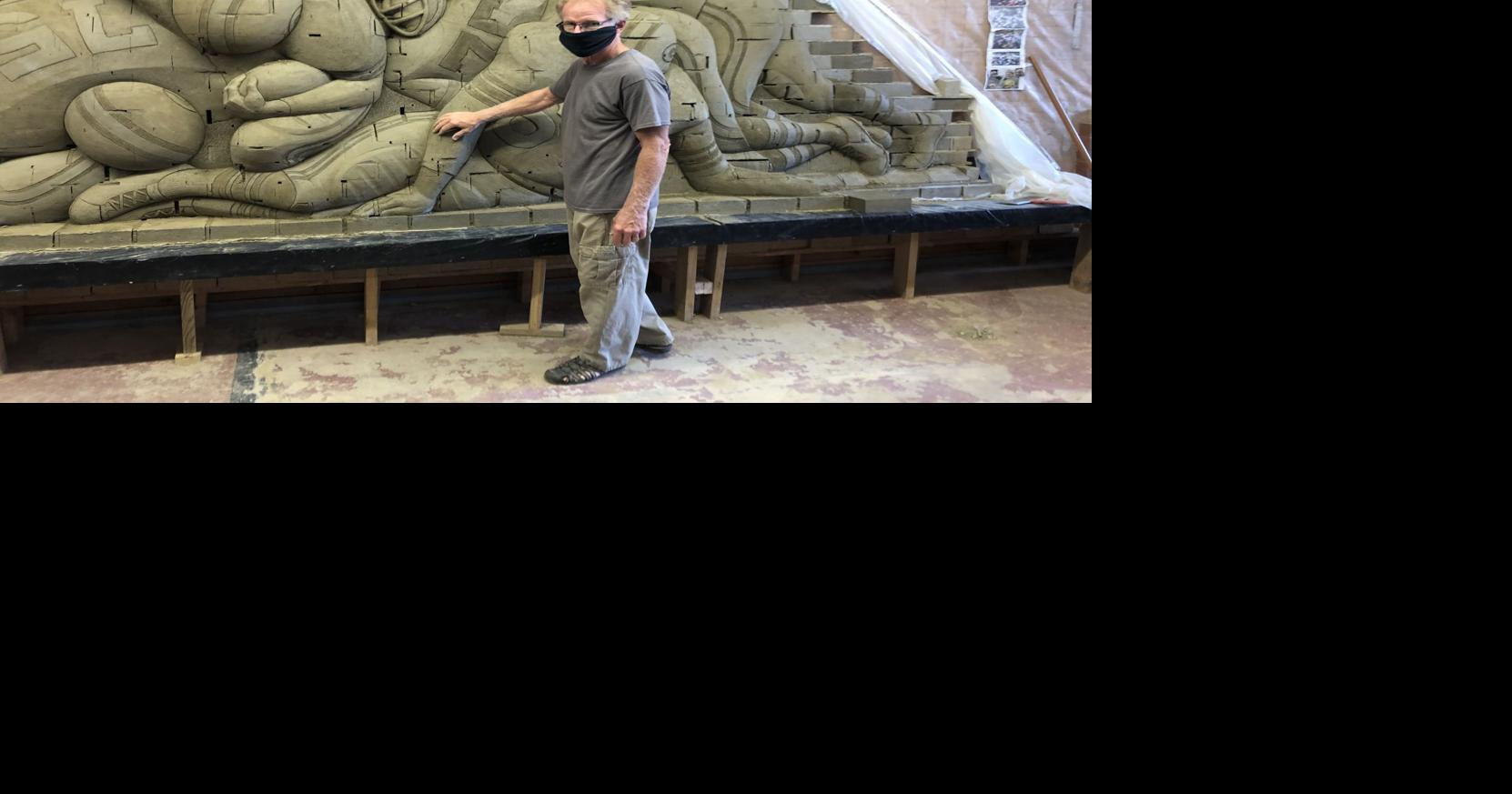 Local sculptor creates art to be displayed outside of Pro Football Hall ...
