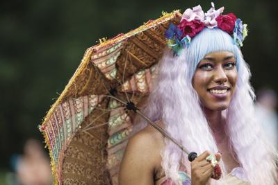 Perspective Dressing Up For The Summer Solstice Festival People