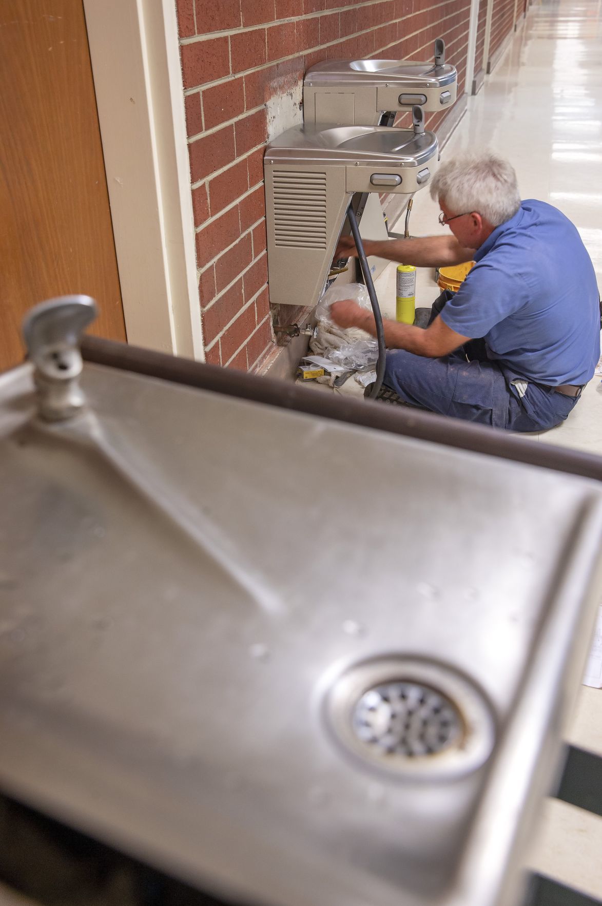 Guilford Schools Replacing Seven Lead Lined Water Fountains