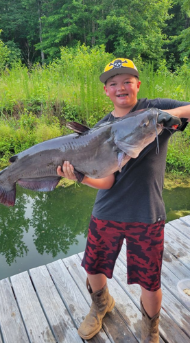 Reidsville man reels in new state record for channel catfish