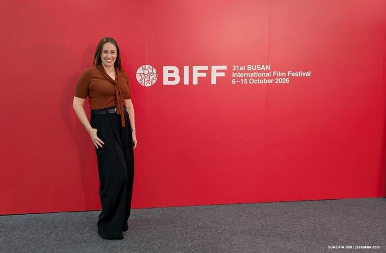 Dana Carpenter said that working on the film “Flesh Impact” gave her an idea of what Marilyn Monroe could be like today. (Jae-Ha Kim)