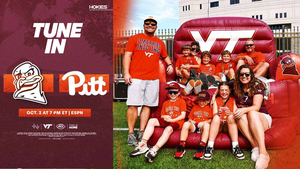 Tune in: Virginia Tech vs. Pitt