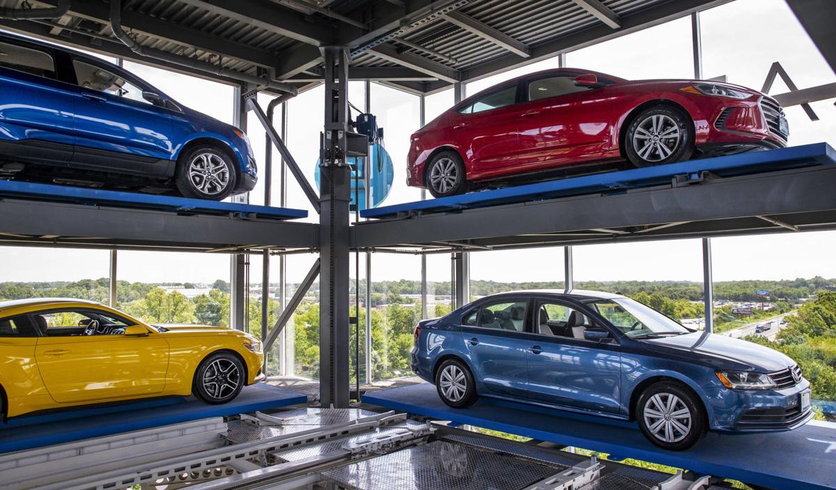 Carvana opens giant vending machine in Greensboro