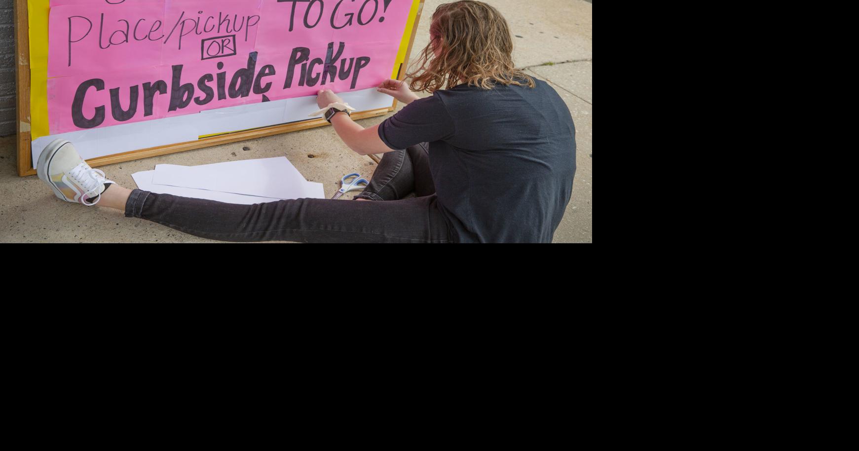 Photos Curbside food orders at Pastabilities restaurant