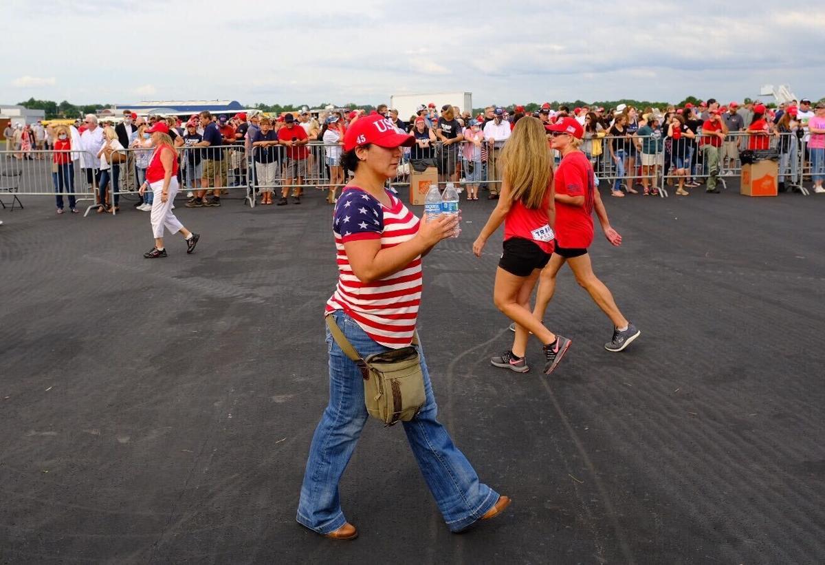Photos Trump Presidential Rally At Smith Reynolds Airport September 8 2020 Greensboro Com