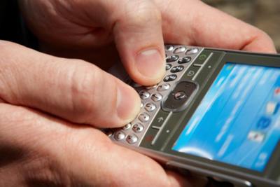 Cellphone cell phone in hands