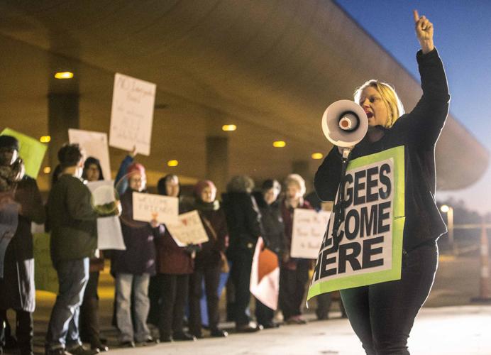 Immigration Protest at Airport