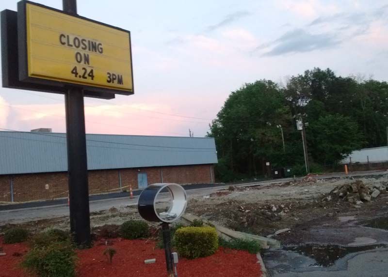 Greensboro Bojangles' razed for new one