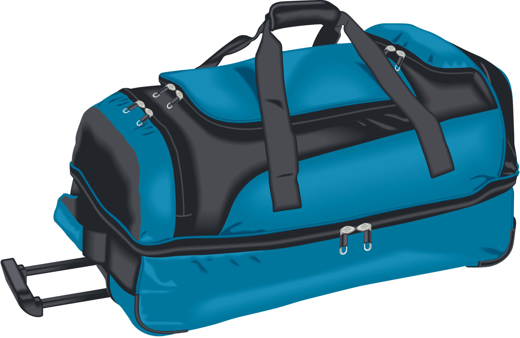 kids rolling duffle