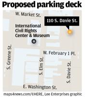Proposed parking deck