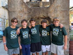 St. Leo Catholic Middle School Students Shave Heads for Cancer Research