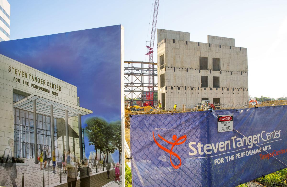 New Tanger performing arts center rises in downtown Greensboro