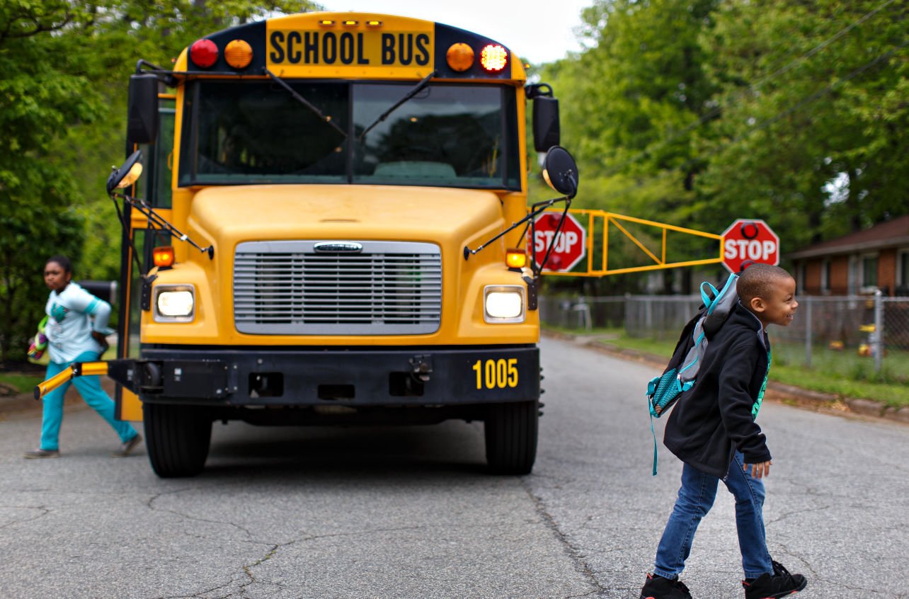 Guilford County Testing New, Longer School Bus Stop Arms