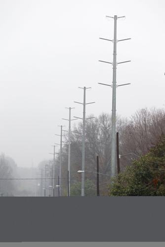 Power poles down street in Reidsville (copy)