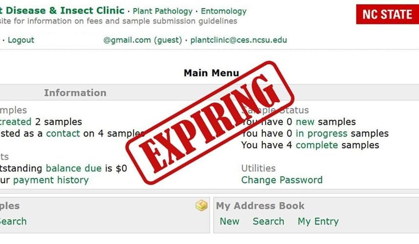 Updates on the transition to the new Plant Disease and Insect Clinic system
