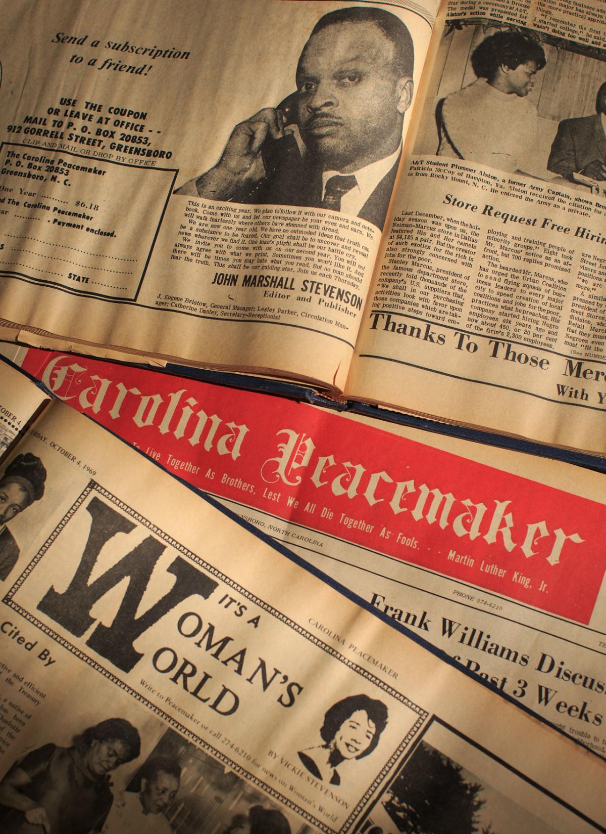 John Marshall Kilimanjaro, founder of Carolina Peacemaker and N.C. A&T