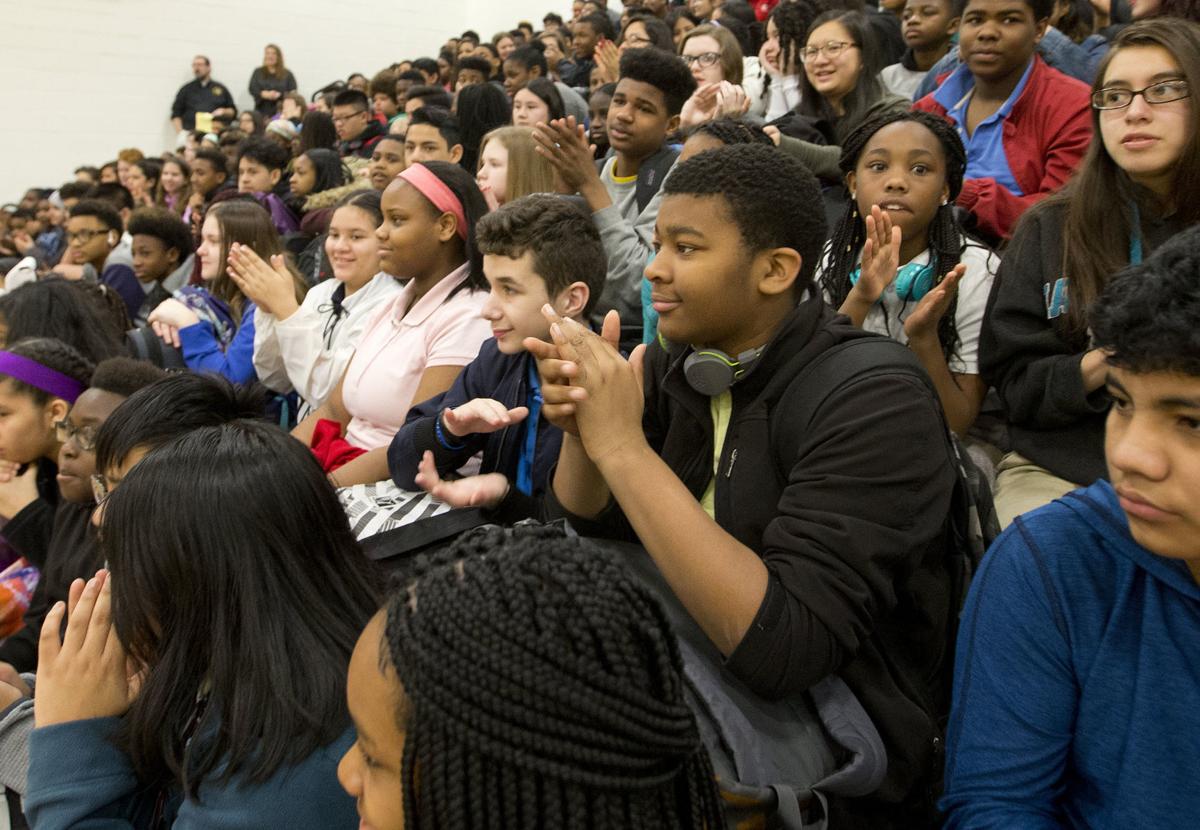 Western Guilford Middle celebrates first day of school in new building