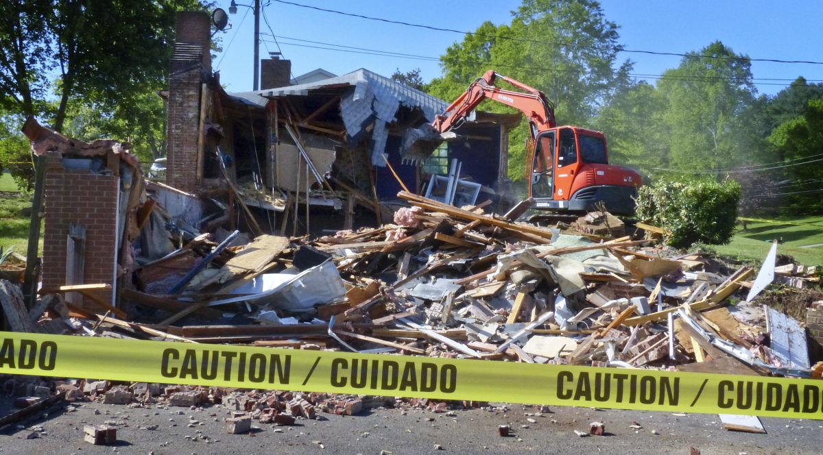 Clemmons house where human remains found is demolished (VIDEO) Crime