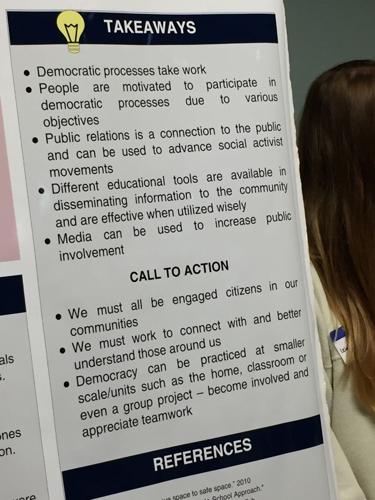 Reclaiming democracy poster
