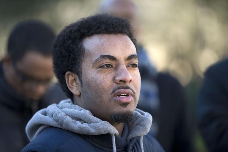 Family and friends of slain delivery driver show support during hearing
