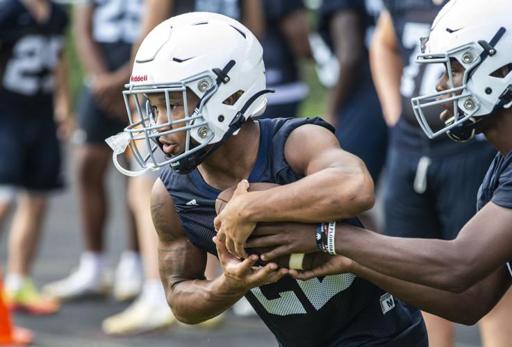 Grimsley holds first 2023 fall football practice