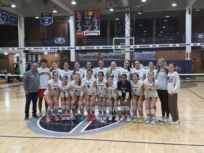 Grimsley volleyball team photo after third round