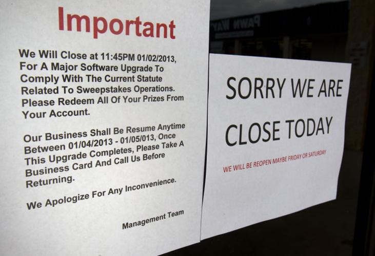 Sweepstakes parlors heed Guilford sheriff, shut doors 