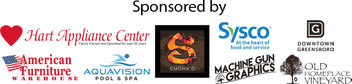 Sponsored by Smoked, Machine Gun Graphics and Downtown Greensboro