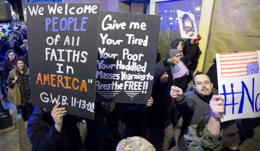 Rally For Muslims And Immigrant Rights