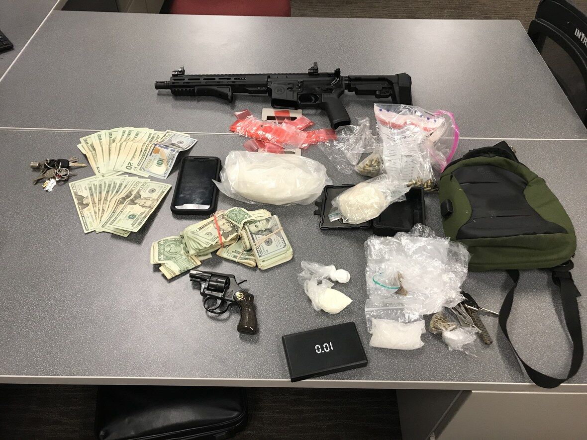 Feds Local Lawmen Seize Meth Money Guns Two Men Charged