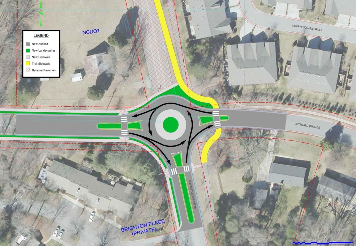 Greensboro Picks Roundabout For Cotswold Terrace Woes State And Regional News Greensboro Com