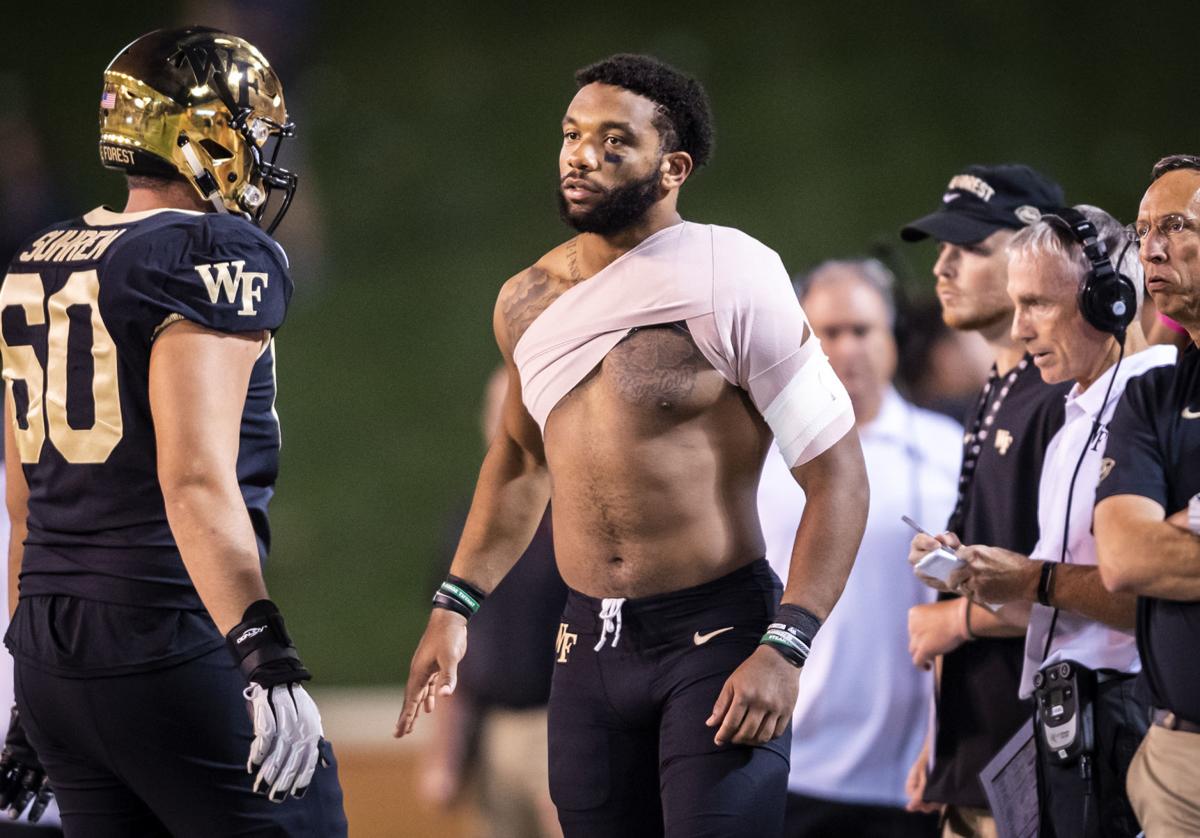 Wake Forest quarterback Jamie Newman's status to be evaluated later in the  week; Luke Masterson out for the season