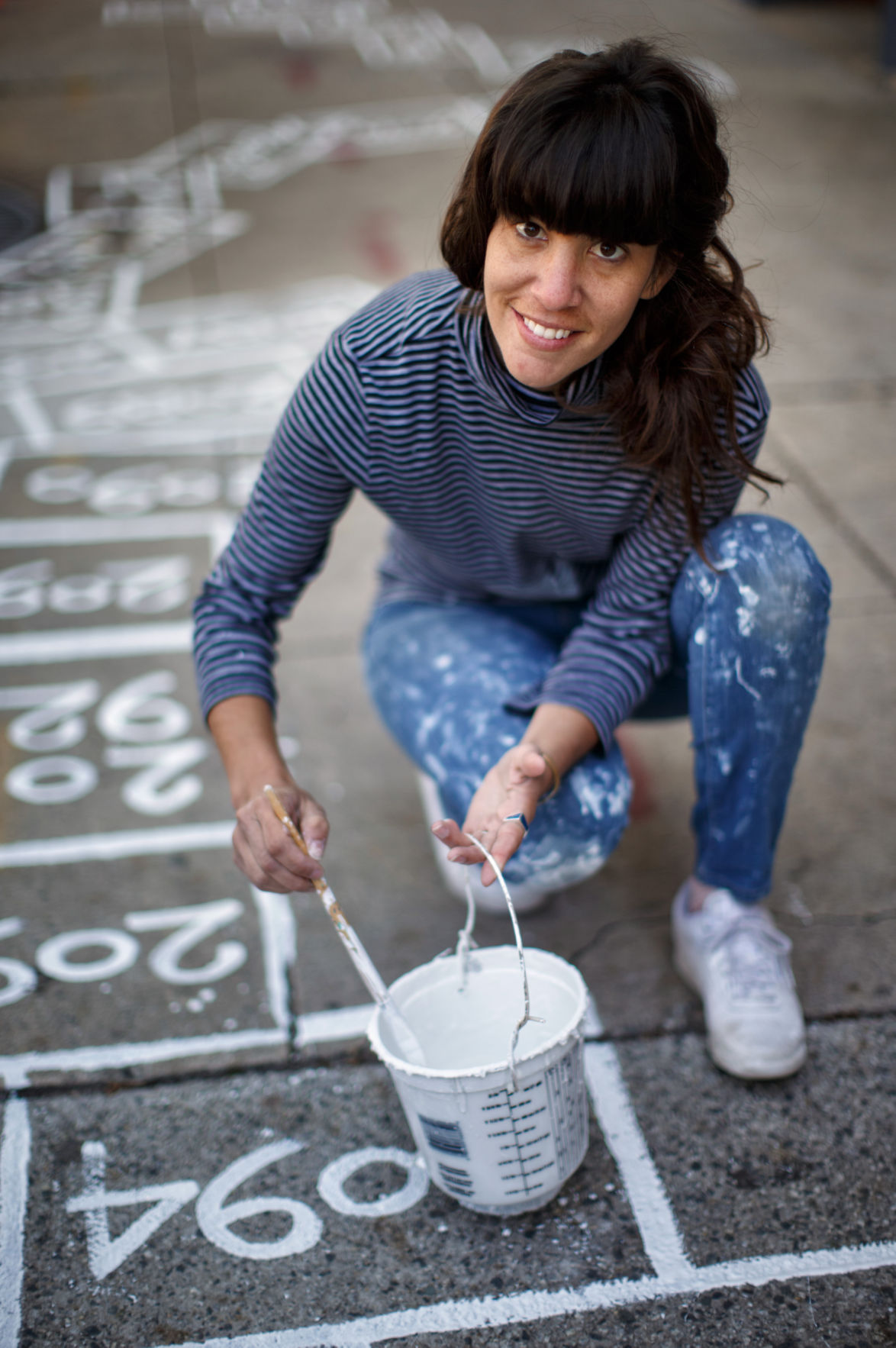 Greensboro street's paint job inspired by childhood game Latest News