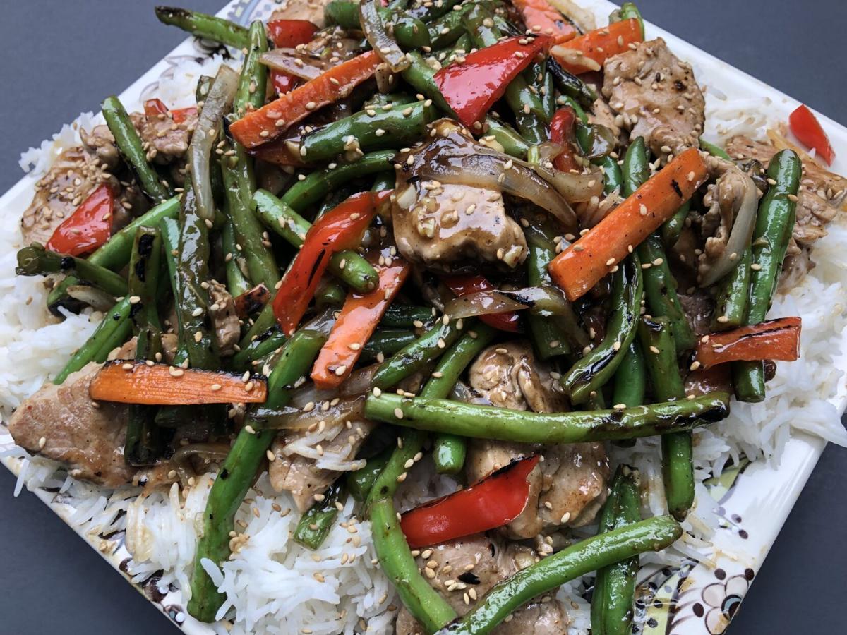 Pork Tenderloin Stir-Fry With Green Beans
