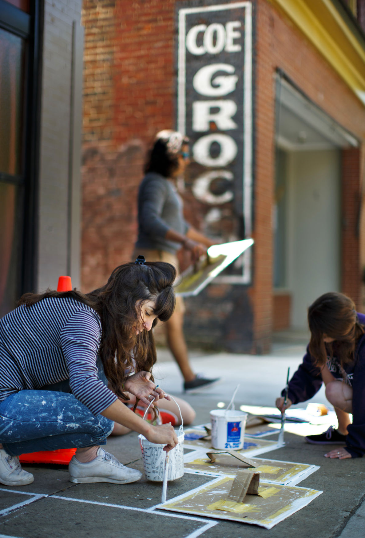 Greensboro street's paint job inspired by childhood game Latest News