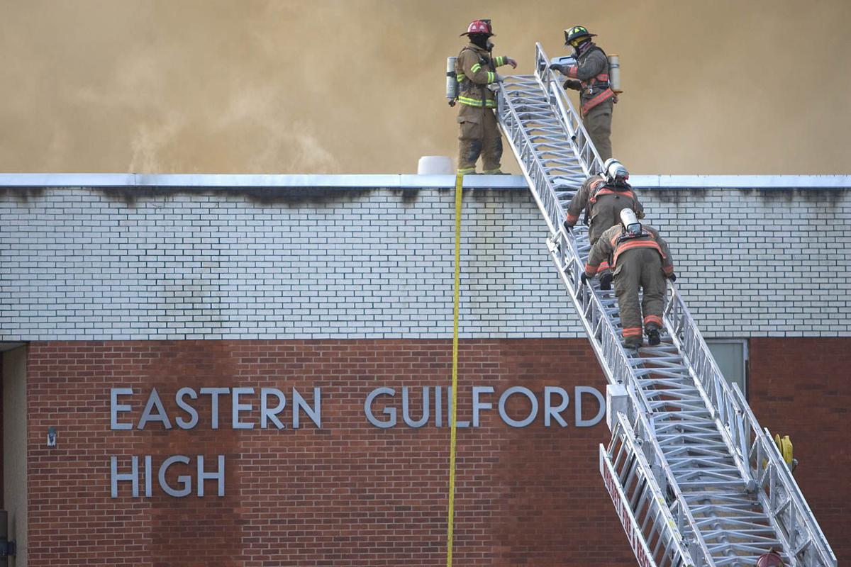 15 years ago today, a fire destroyed Eastern Guilford High School