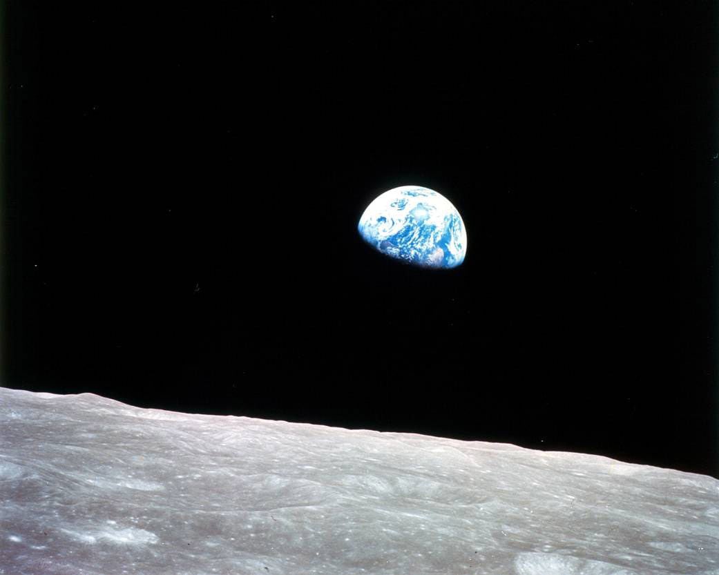 'Earthrise': The stunning photo that changed how we see our planet