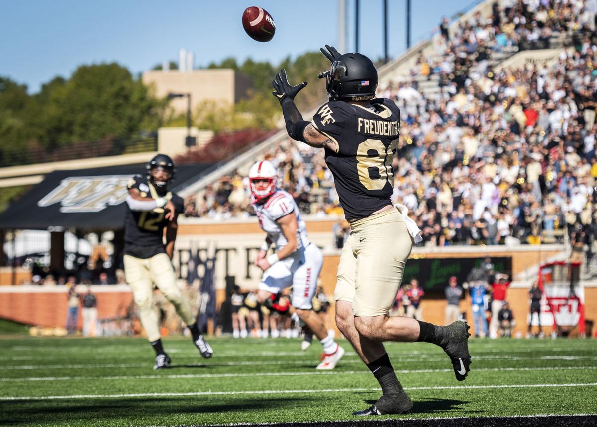 Ed Hardin Wake Forest Slams N C State As A Bright Orange Dream