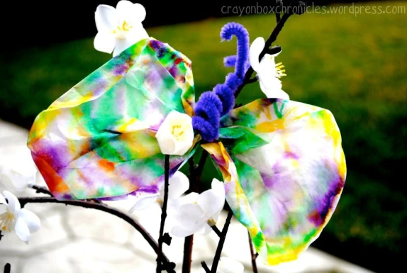 tie-dye butterfly