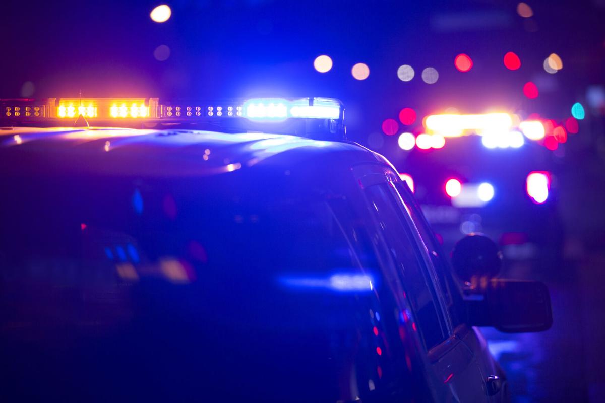 Police units responds to the scene of an emergency