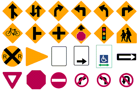 cheat sheet nc dmv sign test