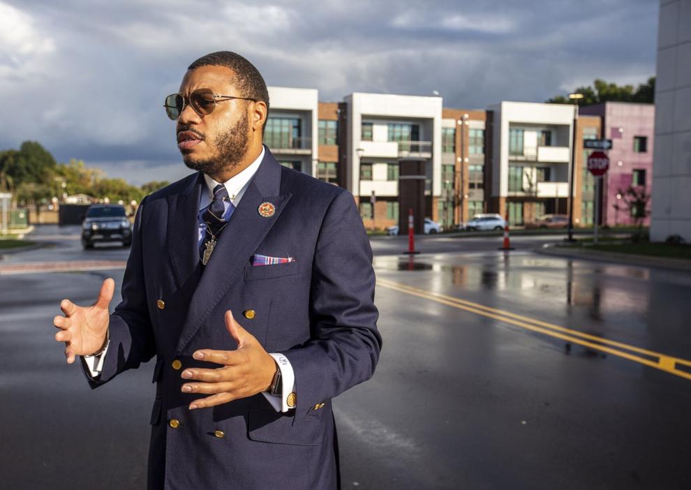 East Greensboro Bailey Village apartment complex at grand