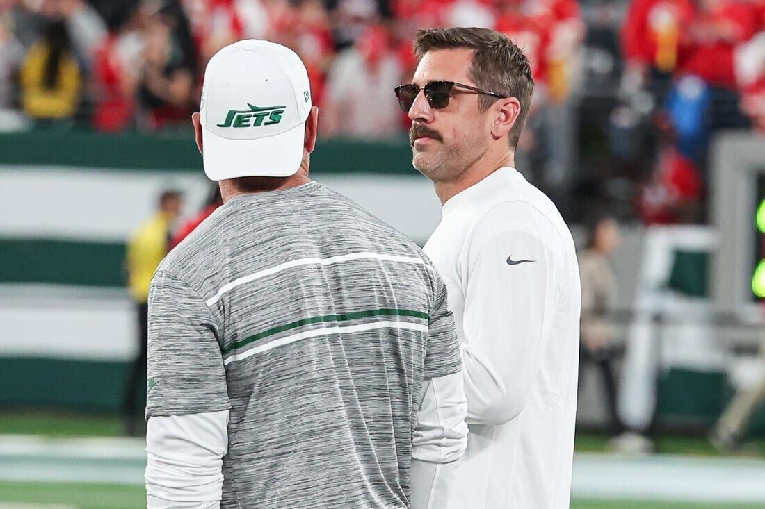 Aaron Rodgers sees playing at 45 like Tom Brady as Jets possibility