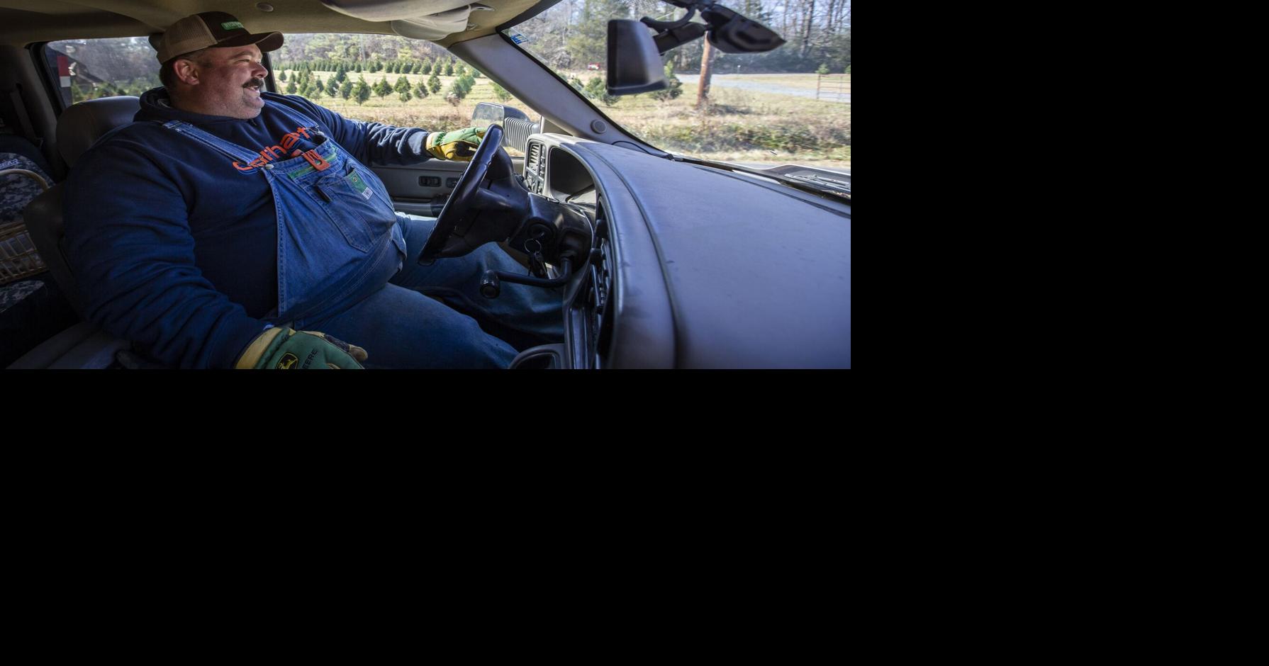 Christmas trees grow on old tobacco farm in Guilford County