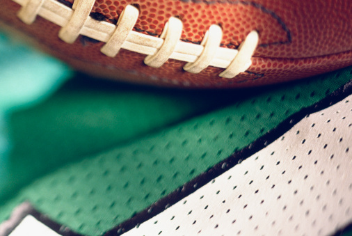football on jersey