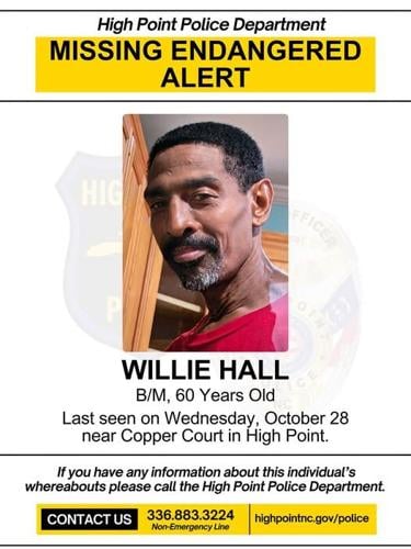 Willie Hall missing poster