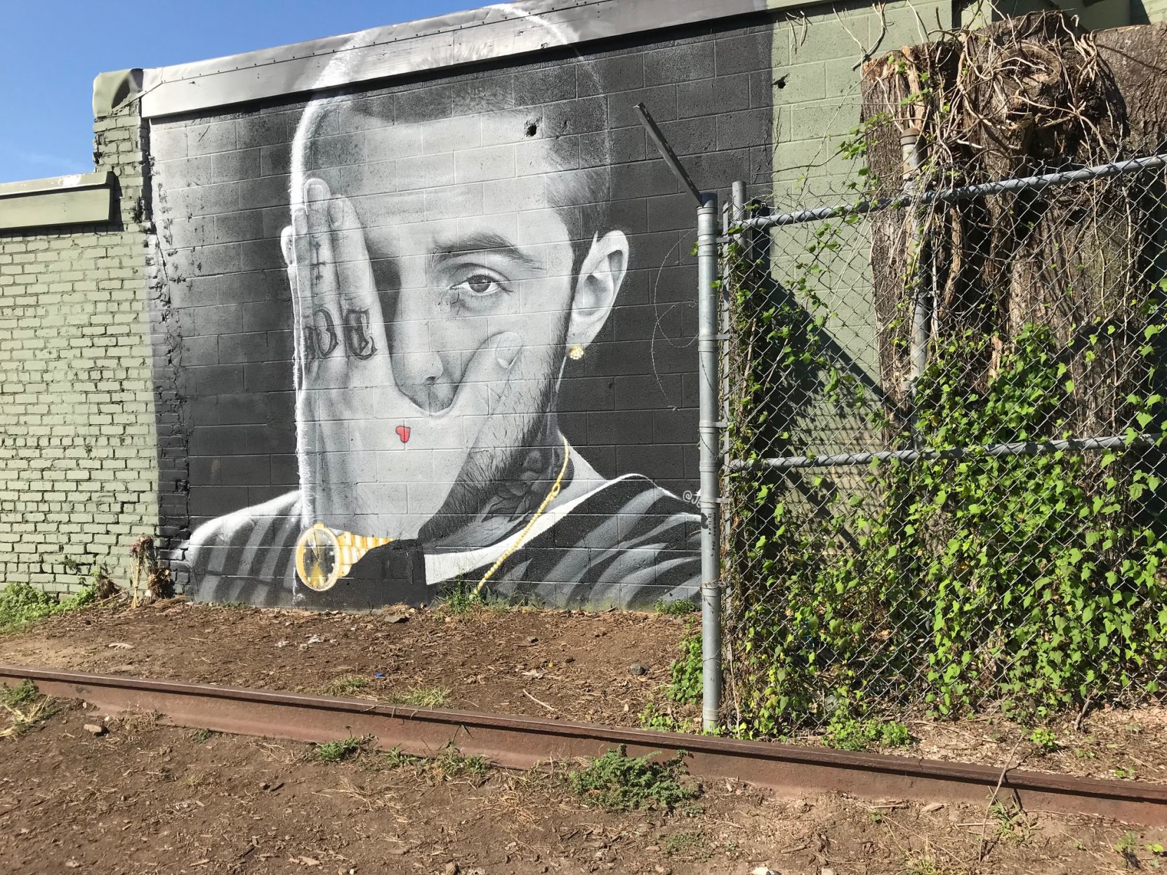 Don’t worry be offers happy Mac Miller tribute painting