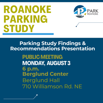 Attend August 3 Presentation of Parking Study Recommendations