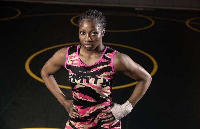 Breyanna Mitchell makes history as Smith girls wrestler